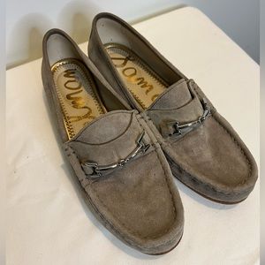 Sam Edelman suede gray loafer